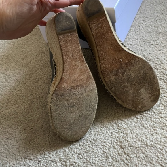 Authentic Celine leather peep toe espadrilles, size 36 or US 6.5- 7 - Picture 7 of 7